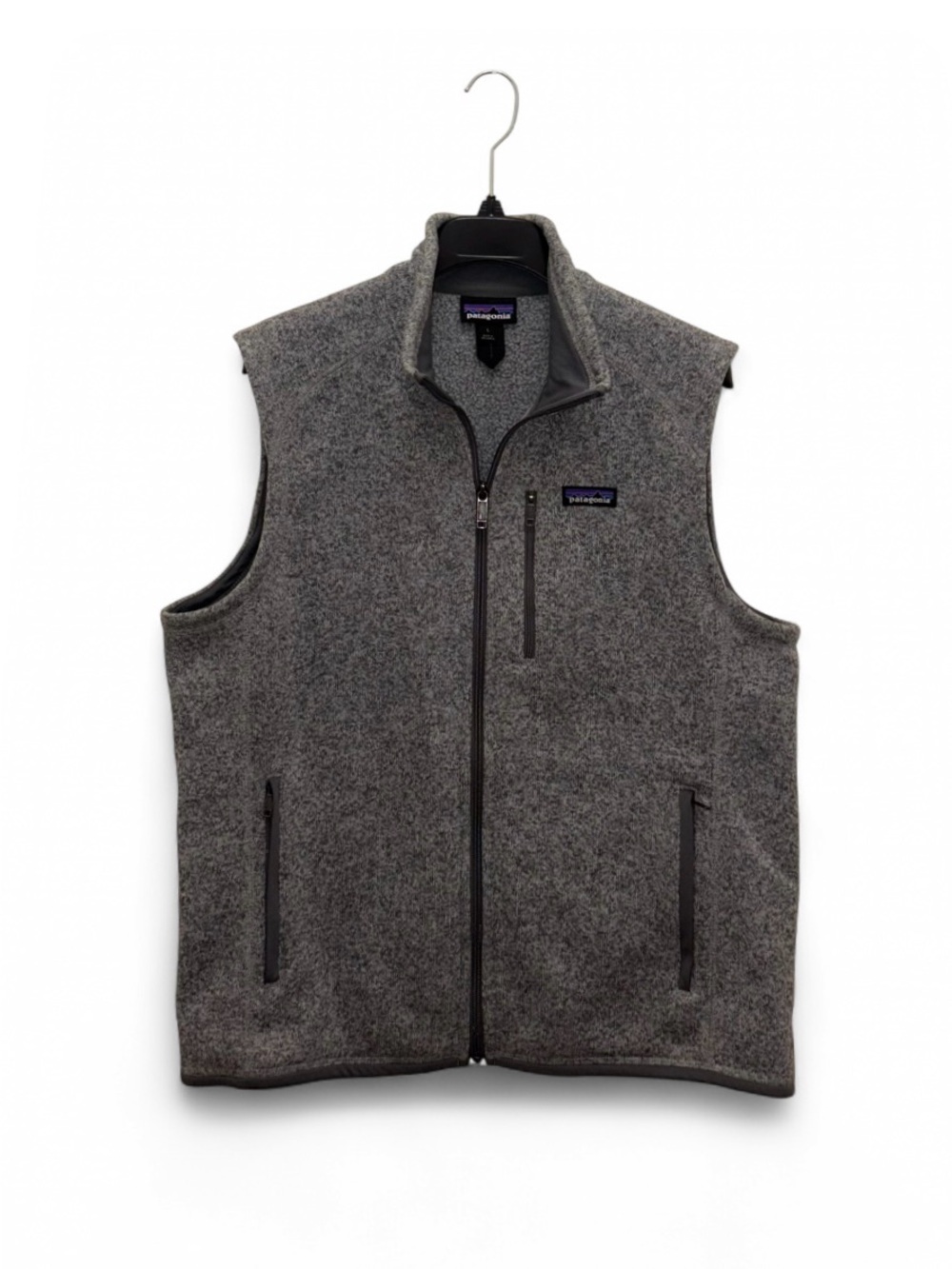 Patagonia Men's Gray Better Sweater Fleece Vest Large Business casual Executive